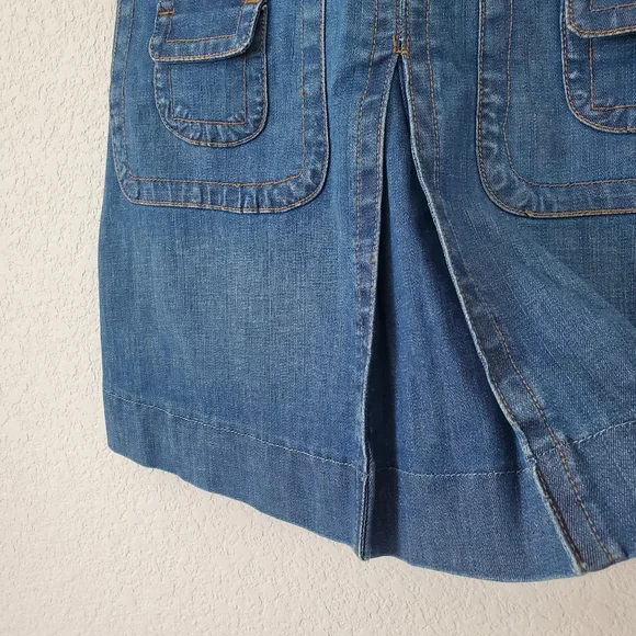 Dittos A-line Retro 70s Style Denim Skirt 28 Festival Boho Hippie Made in USA - Picture 13 of 16